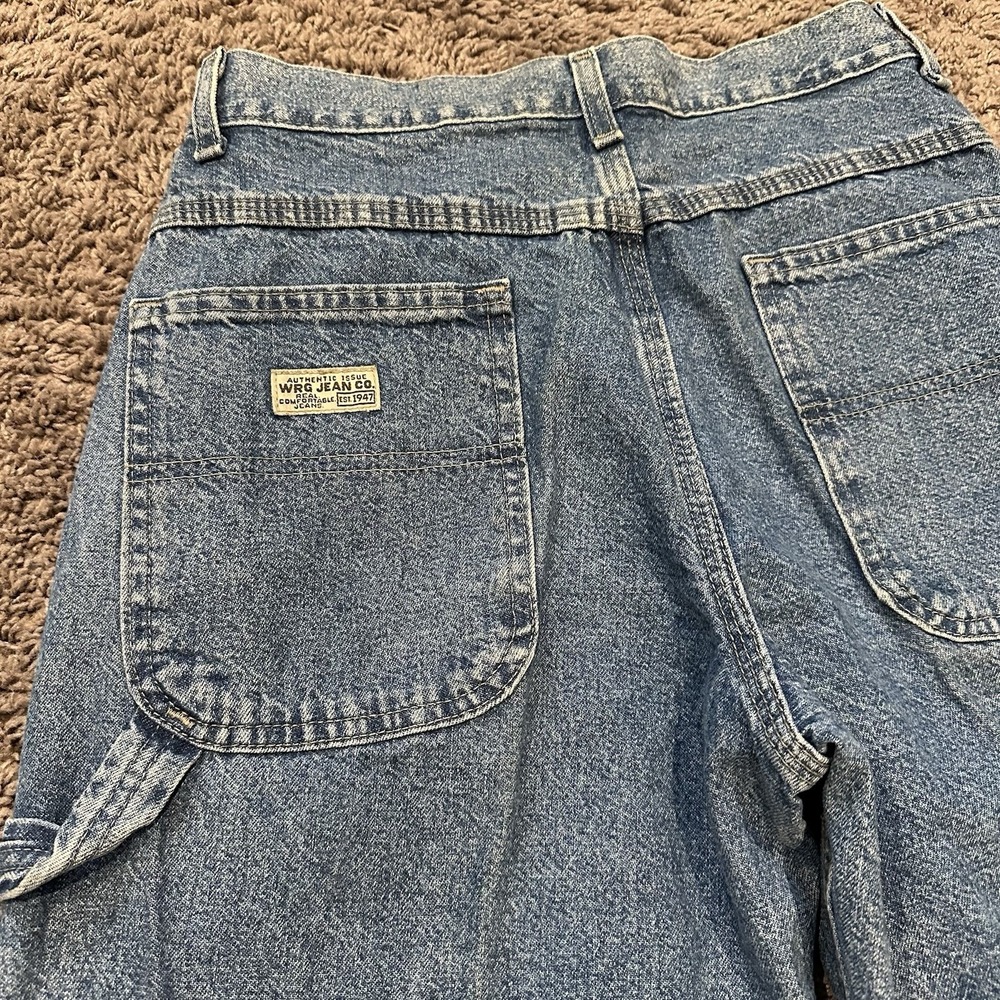 Wrangler Vintage Relaxed Fit Carpenter Jeans Women's Size 16 Reg Made In USA - Picture 11 of 12
